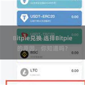 Bitpie兑换 选择Bitpie的原因，你知道吗？