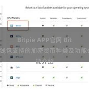 Bitpie APP官网 Bitpie钱包支持的加密货币种类及功能介绍