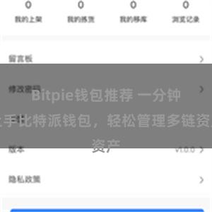 Bitpie钱包推荐 一分钟上手比特派钱包，轻松管理多链资产