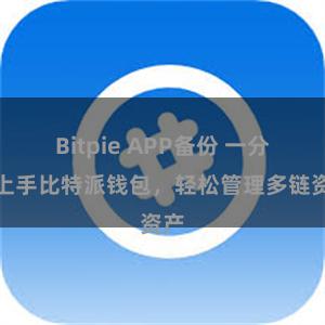 Bitpie APP备份 一分钟上手比特派钱包，轻松管理多链资产