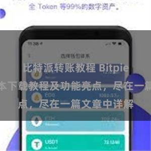 比特派转账教程 Bitpie钱包最新版本下载教程及功能亮点，尽在一篇文章中详解