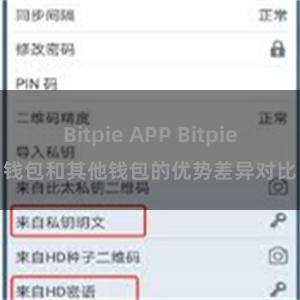 Bitpie APP Bitpie钱包和其他钱包的优势差异对比