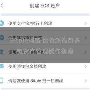 Bitpie网络 比特派钱包多链资产管理操作指南