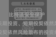 比特派安全保护  不管是长期投资、短期投契依然风险散布的投资组合