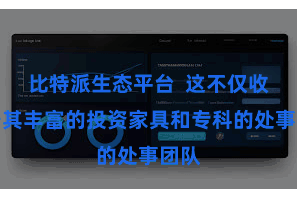 比特派生态平台  这不仅收获于其丰富的投资家具和专科的处事团队