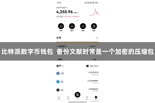比特派数字币钱包  备份文献时常是一个加密的压缩包